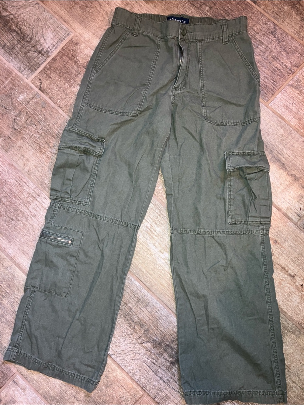 Aeropostale UTILITY CARGO Wide Leg Pants - Picture 1 of 4
